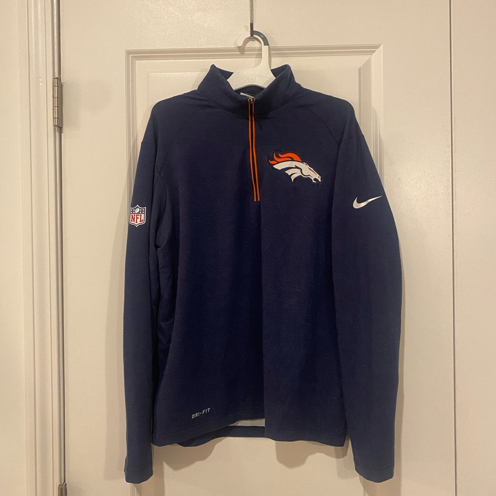 Denver Broncos Quarter Zip (Men’s Medium)